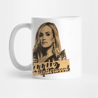 Nyindirprojek Carrie Underwood vintage retro Mug